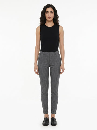 Trousers by Dolce & Gabbana for women in nylon & virgin wool multicolor features a artisanal silhouette, showcasing a sophisticated with a long and for a artisanal finish.