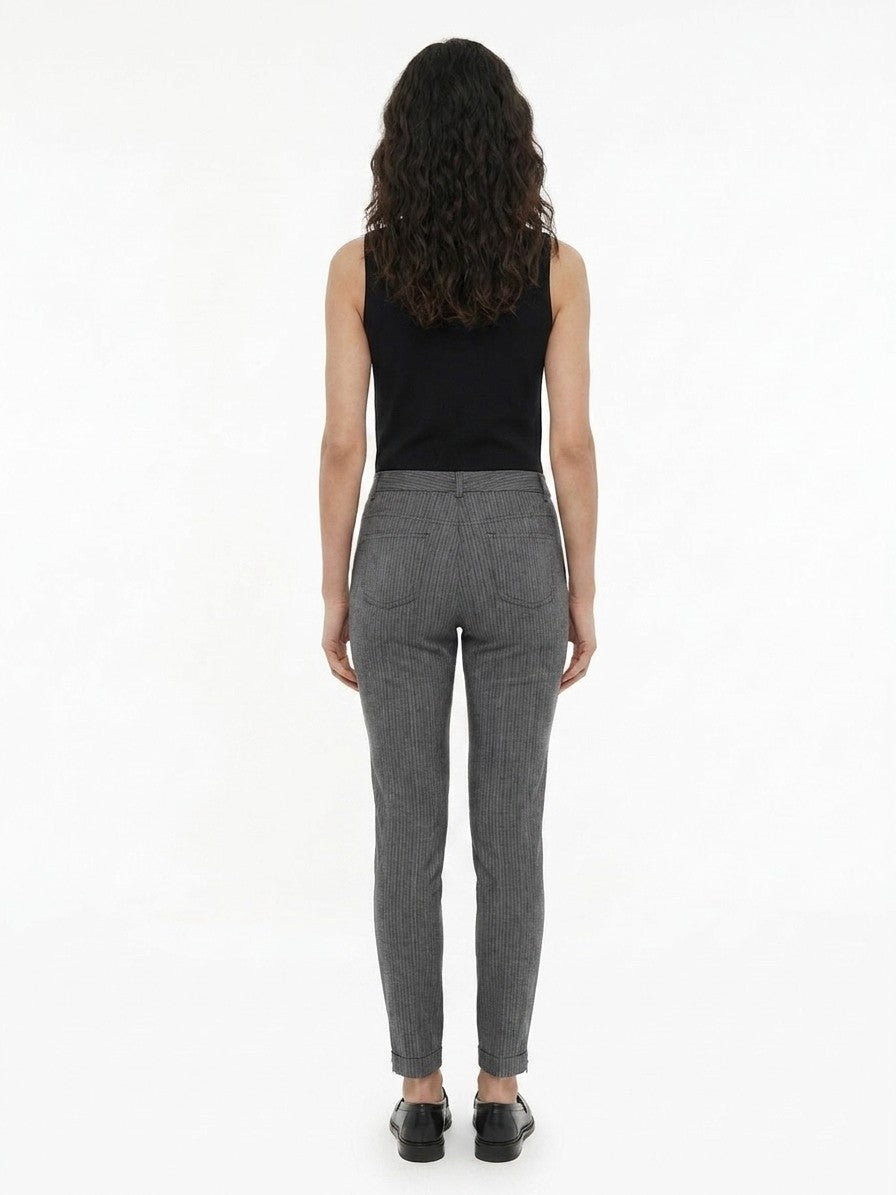 Trousers by Dolce & Gabbana for women in nylon & virgin wool multicolor presents a smart silhouette, meticulously detailed with a smart , a smart long, and a smart .
