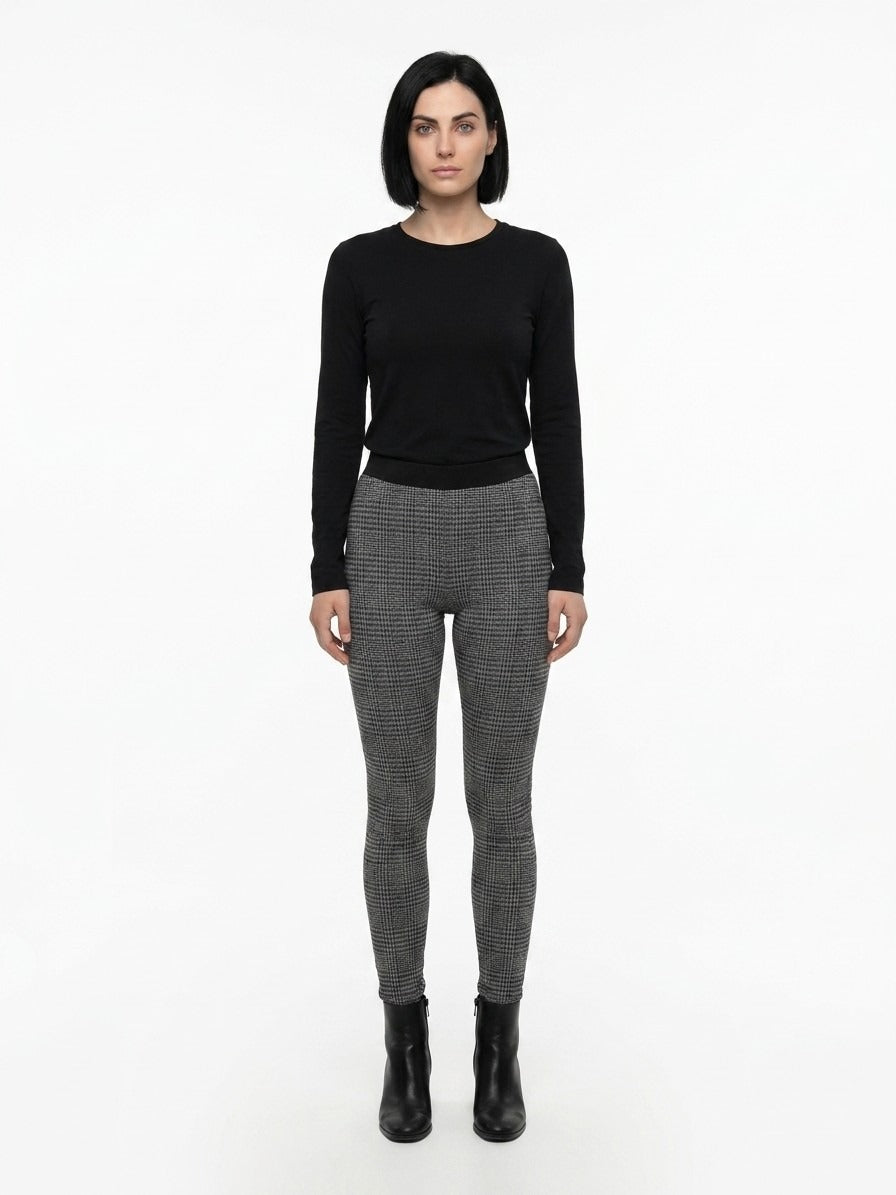 Joggers by Dolce & Gabbana for women in polyamide polyester & calf leather multicolor features an refined tailoring silhouette, showcasing a premium with a and long cut for a refined tailoring look.