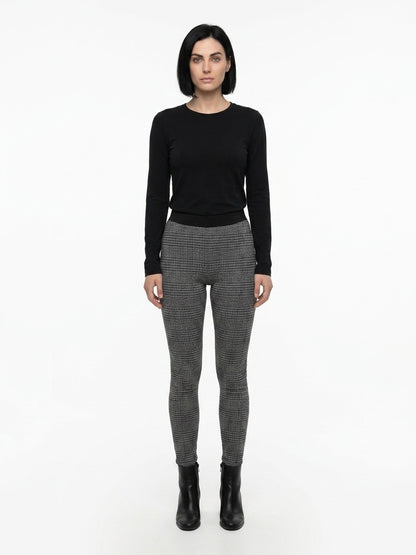 Joggers by Dolce & Gabbana for women in polyamide polyester & calf leather multicolor features an refined tailoring silhouette, showcasing a premium with a and long cut for a refined tailoring look.