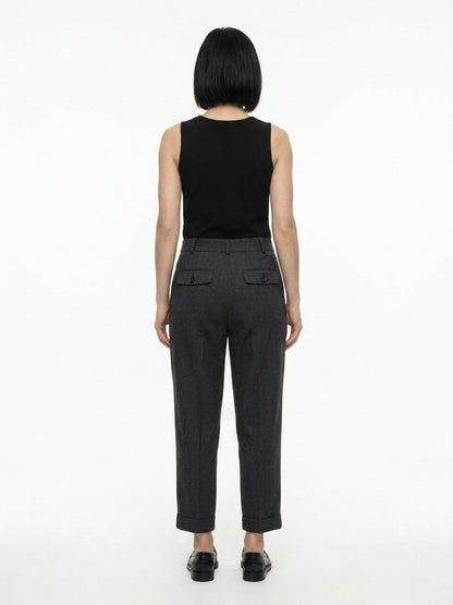 Dolce & Gabbana Gray Cotton Casual Pants