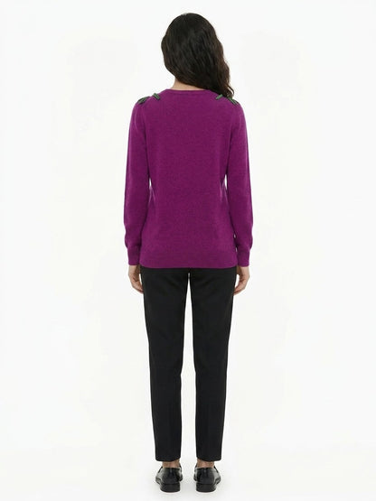 Sweatshirt by Dolce & Gabbana for women in cashmere & polyamide pink features a unrivaled silhouette with a refined and unrivaled detailing for a sophisticated look.