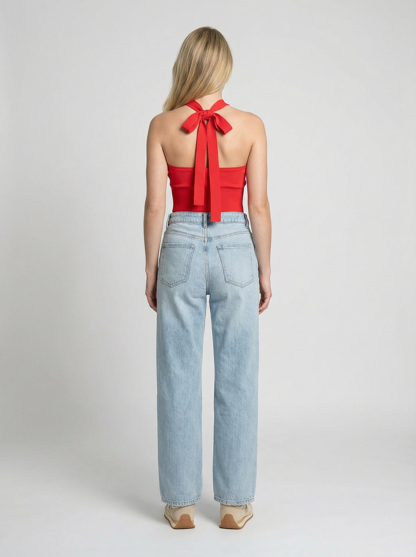 Dolce & Gabbana Red Cashmere Tank Tops