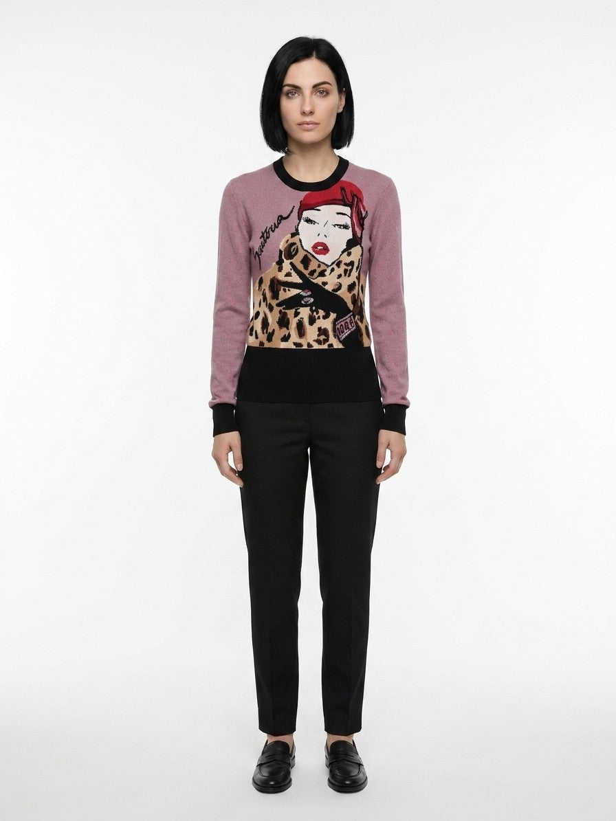 Dolce & Gabbana Multicolor Cashmere Sweatshirt