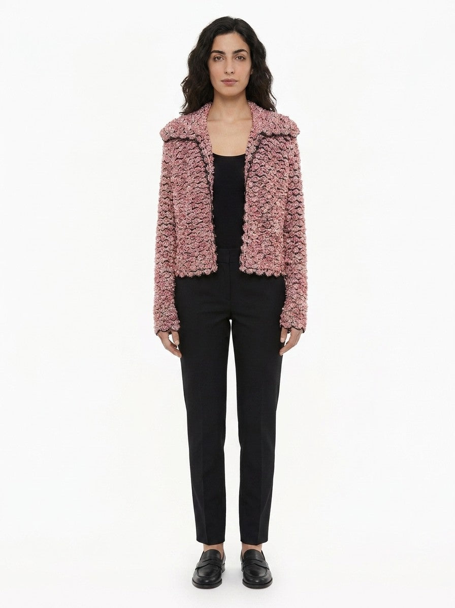 Dolce & Gabbana Blue Cashmere Full-Length Jacket