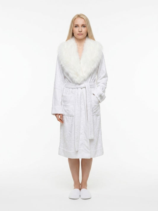 Dolce & Gabbana Multicolor Cotton Bathrobe