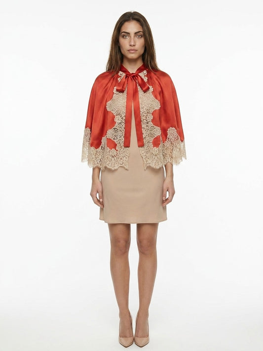 Dolce & Gabbana Orange Cotton Coat