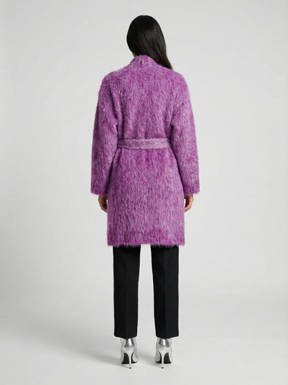 Cardigan by Dolce & Gabbana for women in virgin wool mohair polyamide & polyester multicolor presents a textural silhouette, artfully finished with a textural and for a sophisticated, textural look.