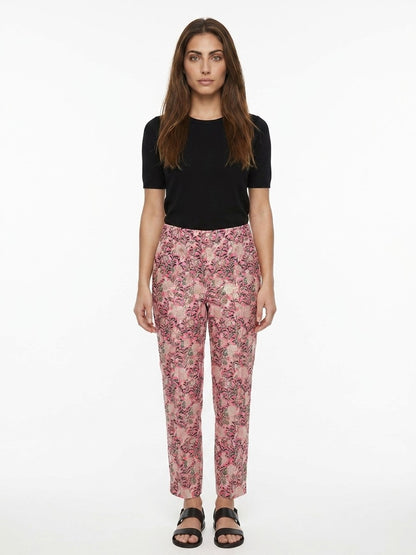 Casual Pants by Dolce & Gabbana for women in cotton polyester multicolor & patterned features a refined silhouette with a refined , defined by a and a refined long for a refined finish.