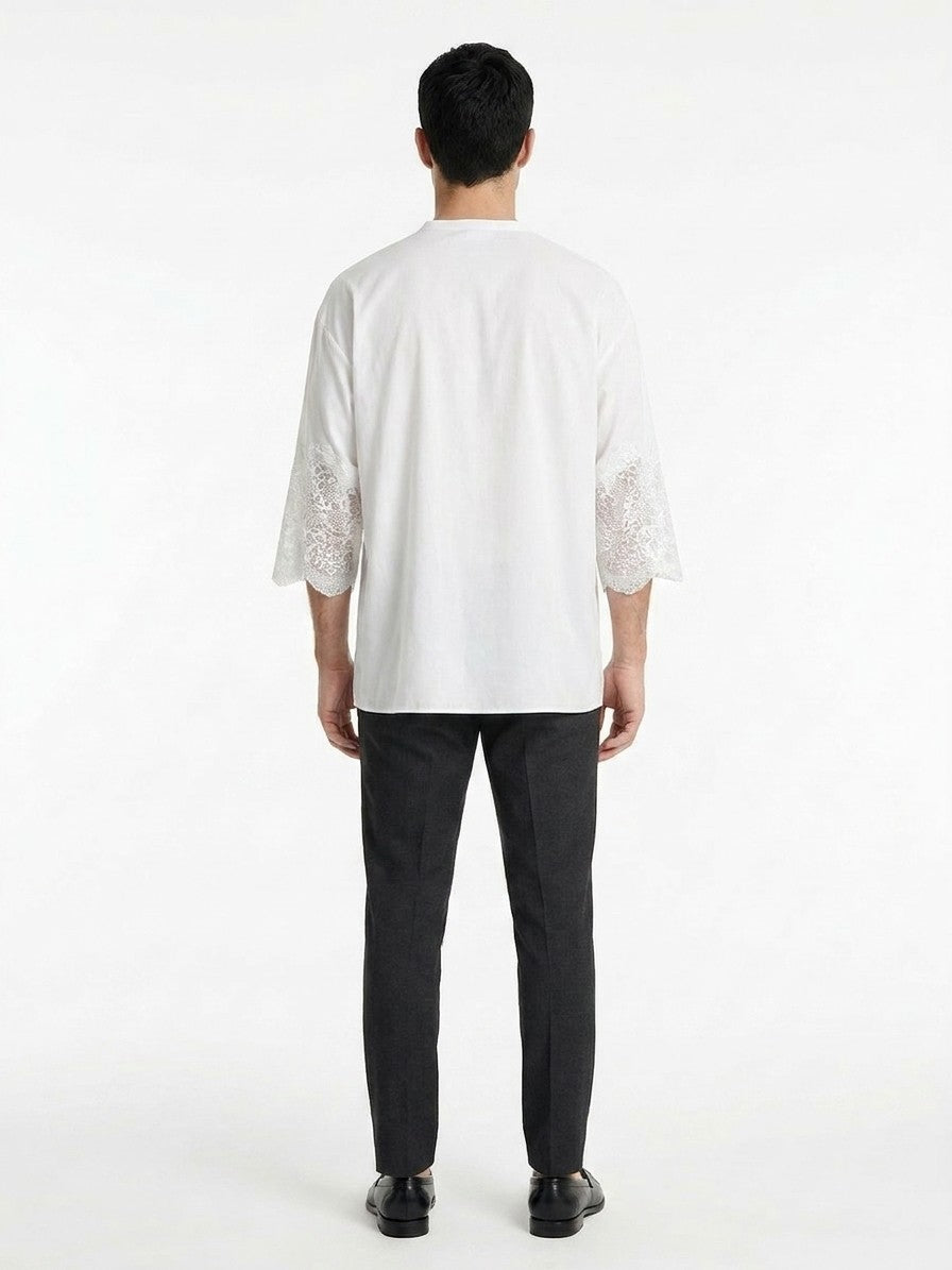 Dolce & Gabbana White Cotton Dress Shirt