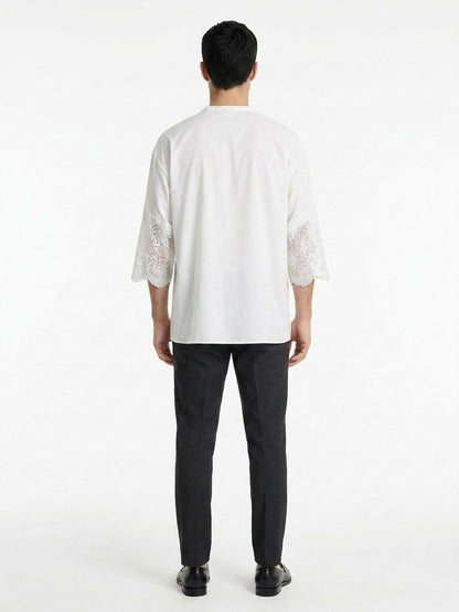 Dolce & Gabbana White Cotton Dress Shirt