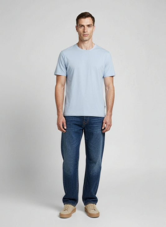 Balmain Bicolor Cotton T-Shirt