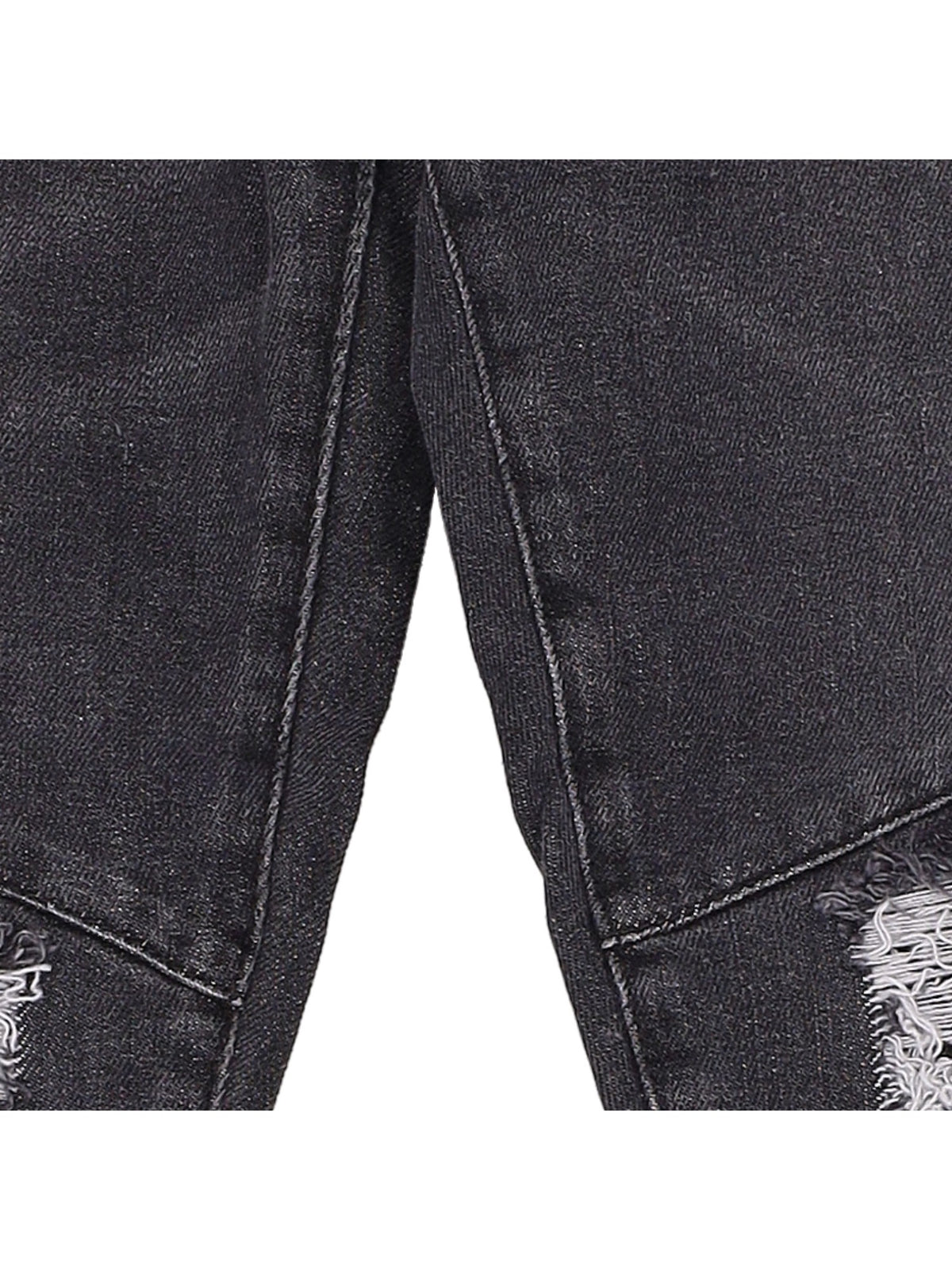 Jeans by Balmain for men in stretch denim cotton black features an refined tailoring silhouette, showcasing a premium slim with a and long cut for a refined tailoring look.