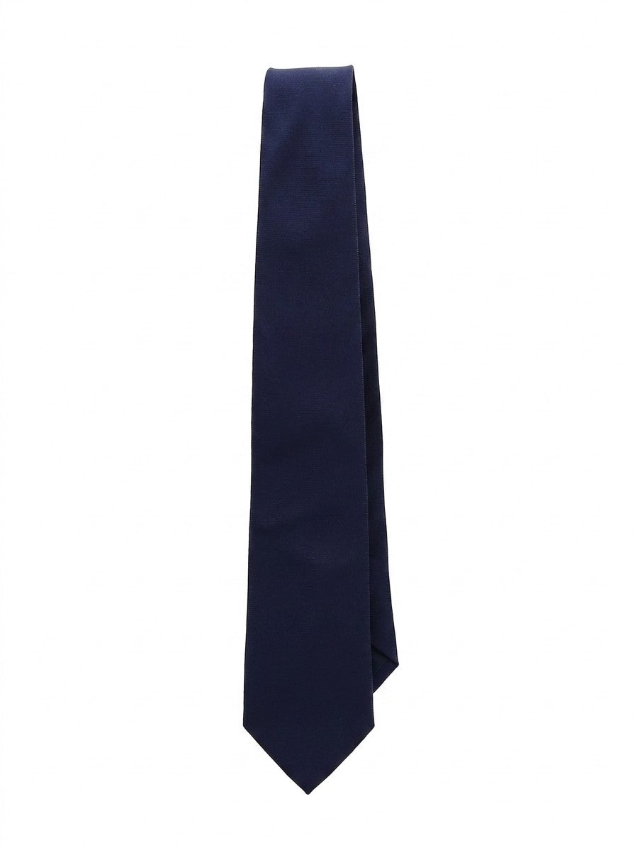 Necktie by Givenchy for men in silk blue & signature features a distinguished silhouette, artfully capturing the essence of the distinguished Silk Necktie design for a sophisticated look.