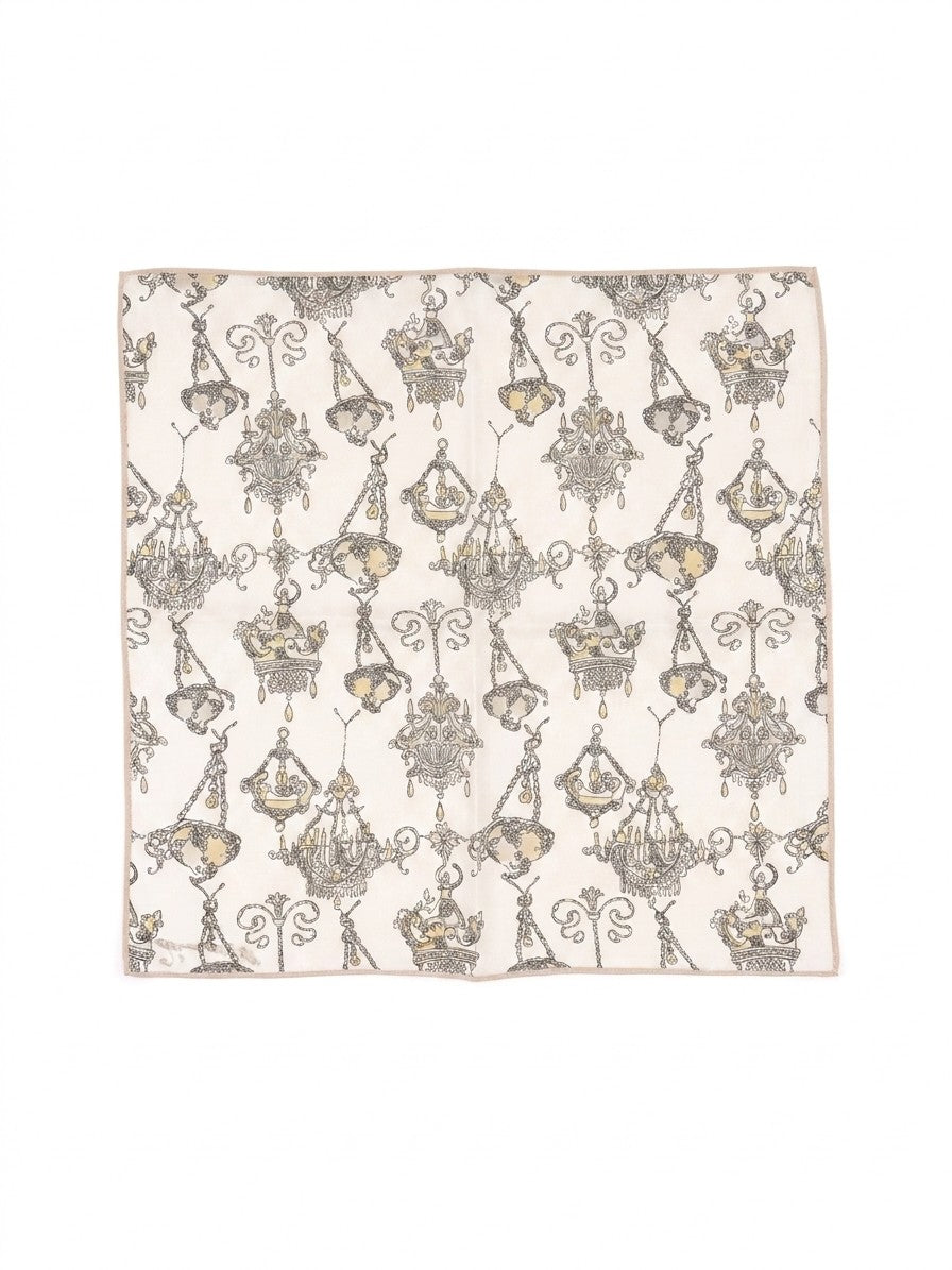 Pocket Square by Givenchy for men in silk bicolour, showcasing a stylish design from the Silk Pocket Square collection.
