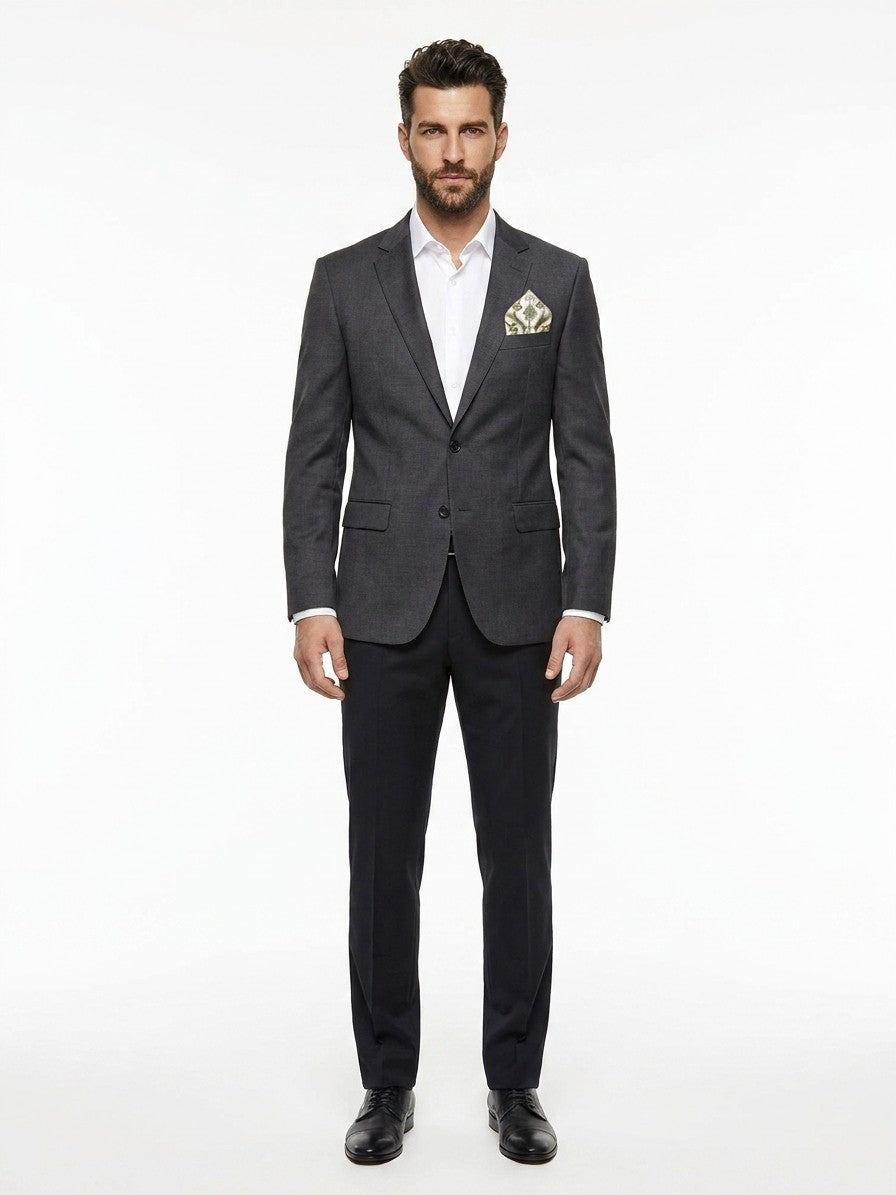 Pocket Square by Givenchy for men in silk bicolour showcases a smart silhouette as Silk Pocket Square.