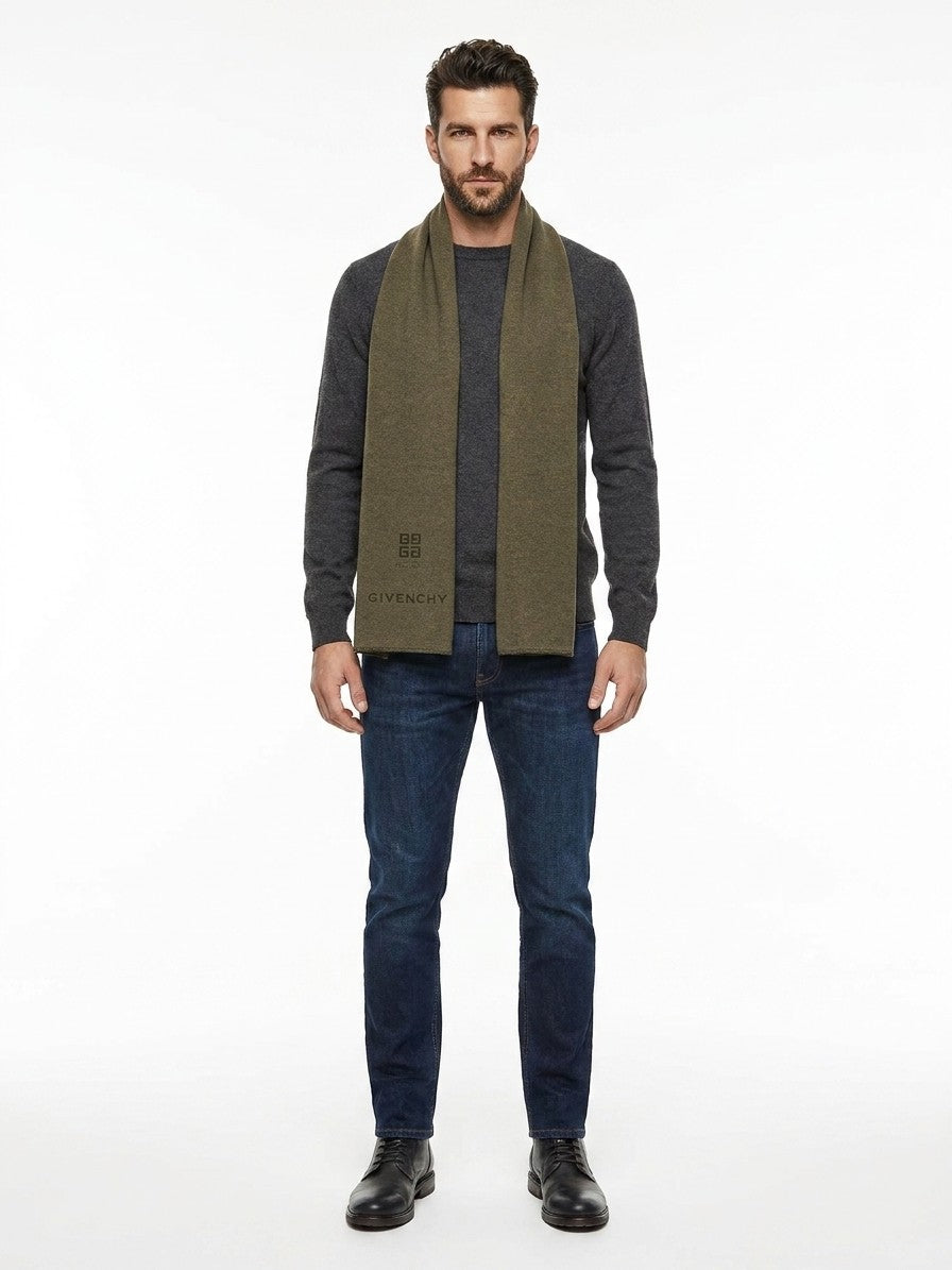 Givenchy Bicolor Cashmere Scarf