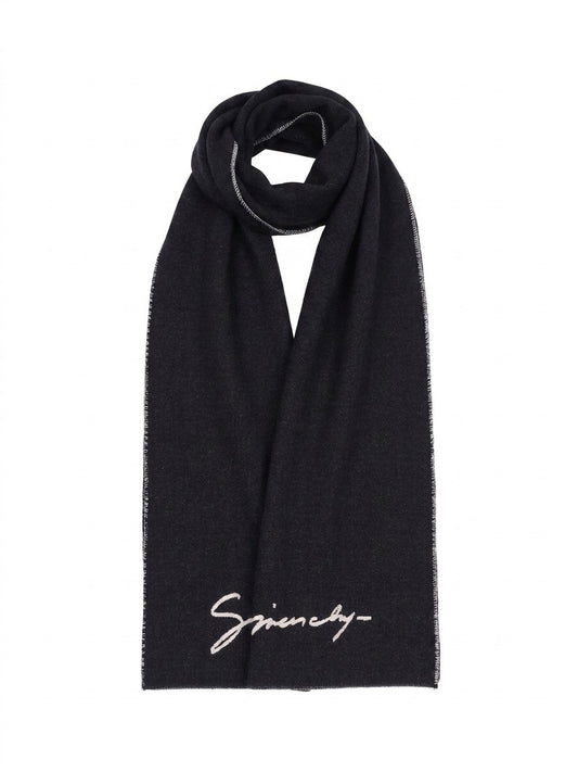 Givenchy Bicolor Wool Scarf