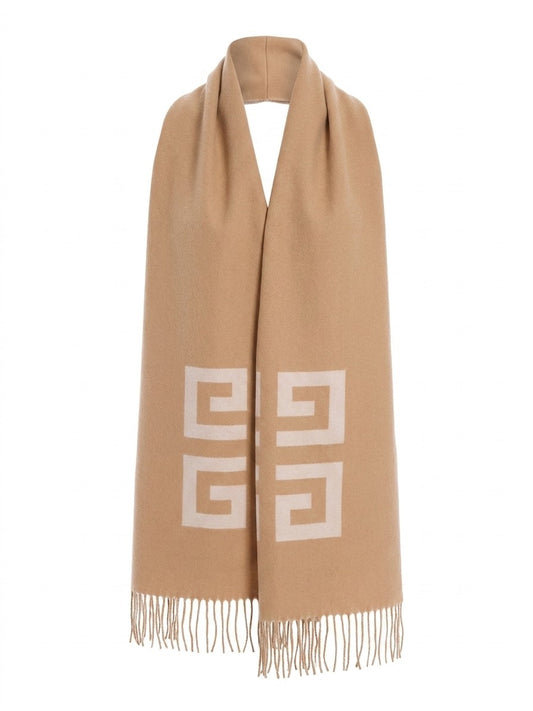 Givenchy Bicolor Virgin Wool Scarf
