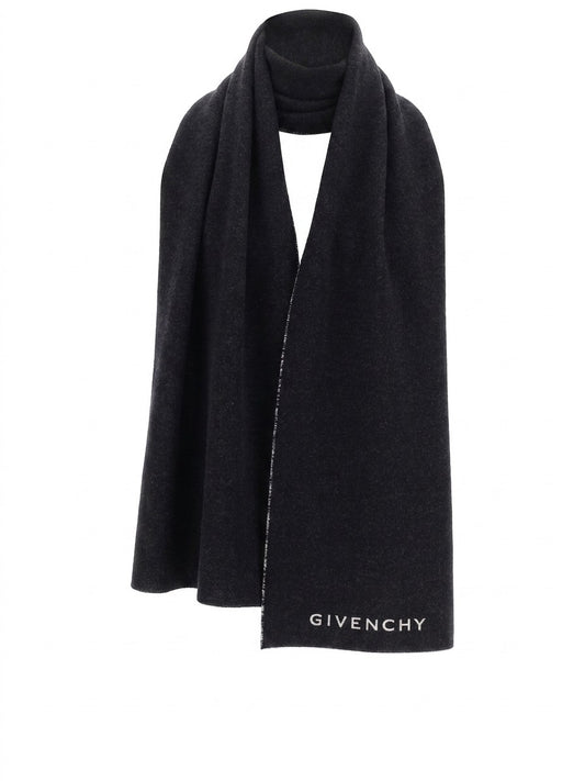 Givenchy Bicolor Wool Scarf