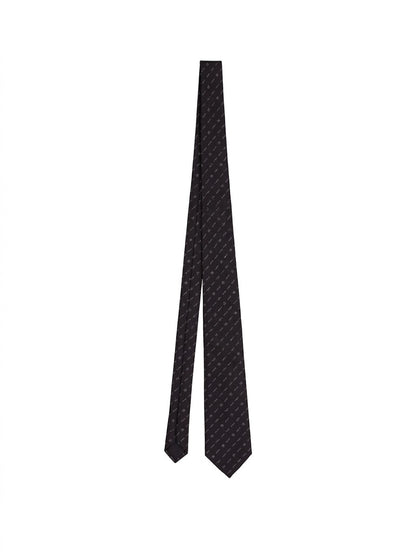 Necktie by Givenchy for men in silk gray features an stately silhouette that beautifully highlights the sophisticated style of the Silk Necktie.