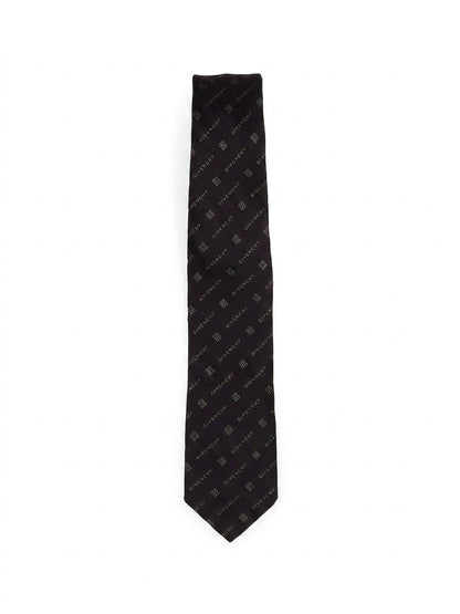 Necktie by Givenchy for men in silk gray showcases a stately silhouette, expertly detailed with a stately finish that perfectly captures the sophisticated essence of the Silk Necktie.