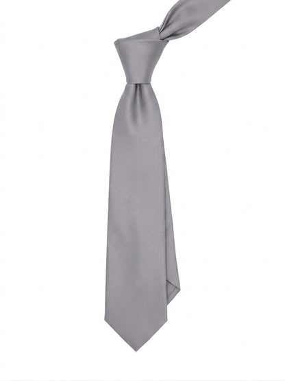 Necktie by Givenchy for men in silk gray features an effortlessly chic silhouette, showcasing a sophisticated effortlessly chic finish from the signature Silk Necktie collection.