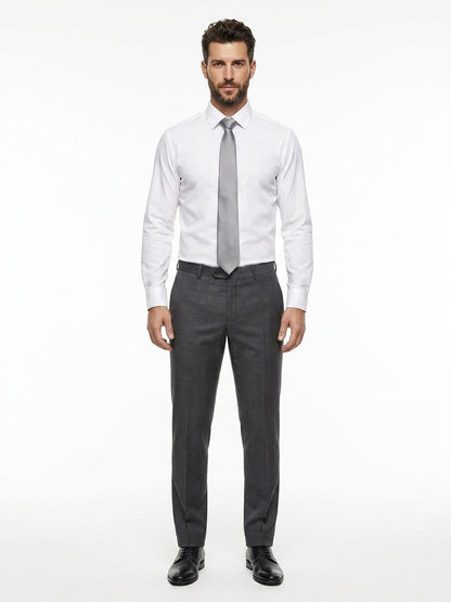 Necktie by Givenchy for men in silk gray features an stately silhouette that beautifully highlights the sophisticated style of the Silk Necktie.