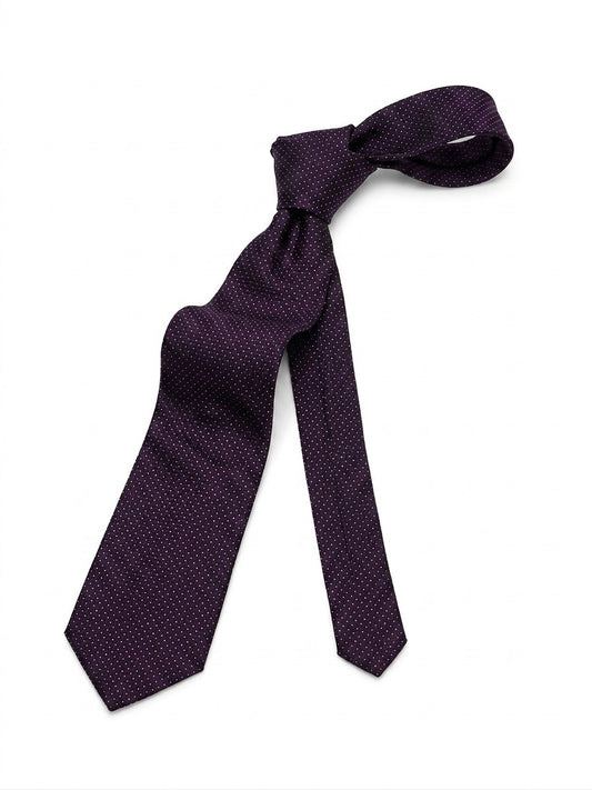 Givenchy Purple Silk Tie