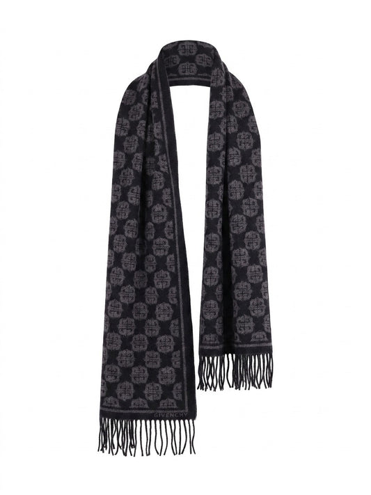Givenchy Black Wool Scarf