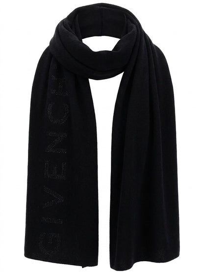 Givenchy Black Wool Scarf