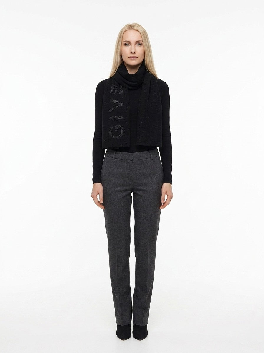 Givenchy Black Wool Scarf