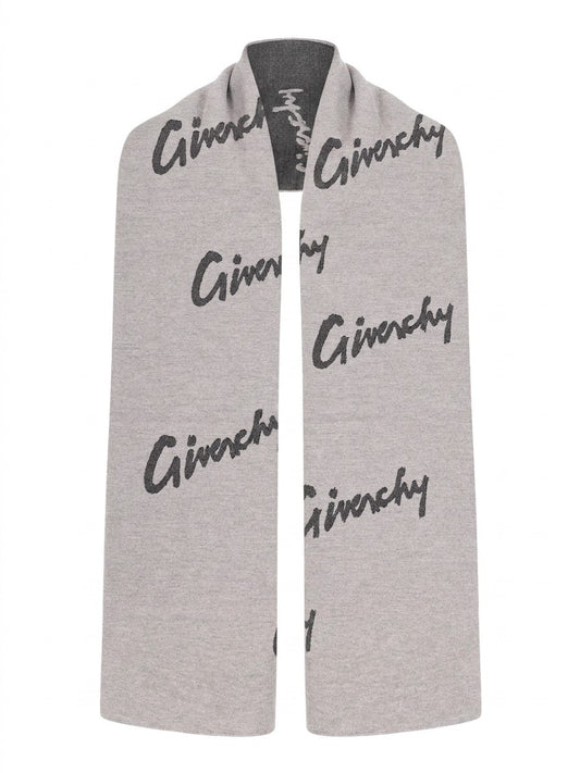 Givenchy Bicolor Wool Scarf