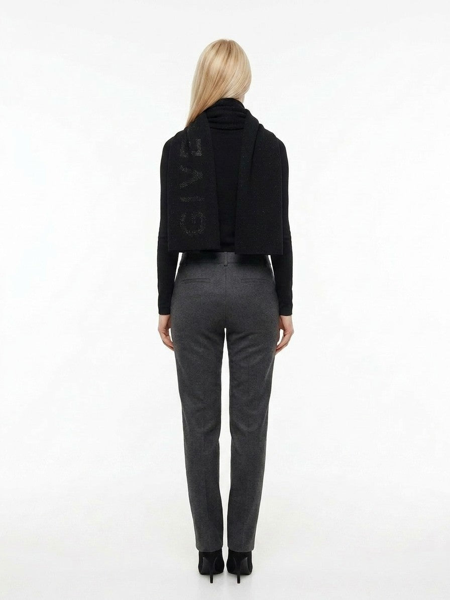 Givenchy Black Wool Scarf