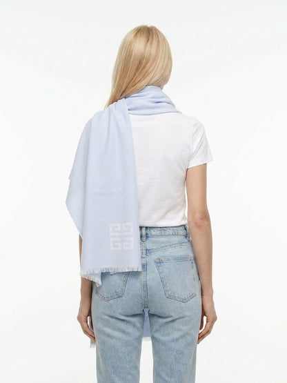 Givenchy Bicolor Wool Scarf
