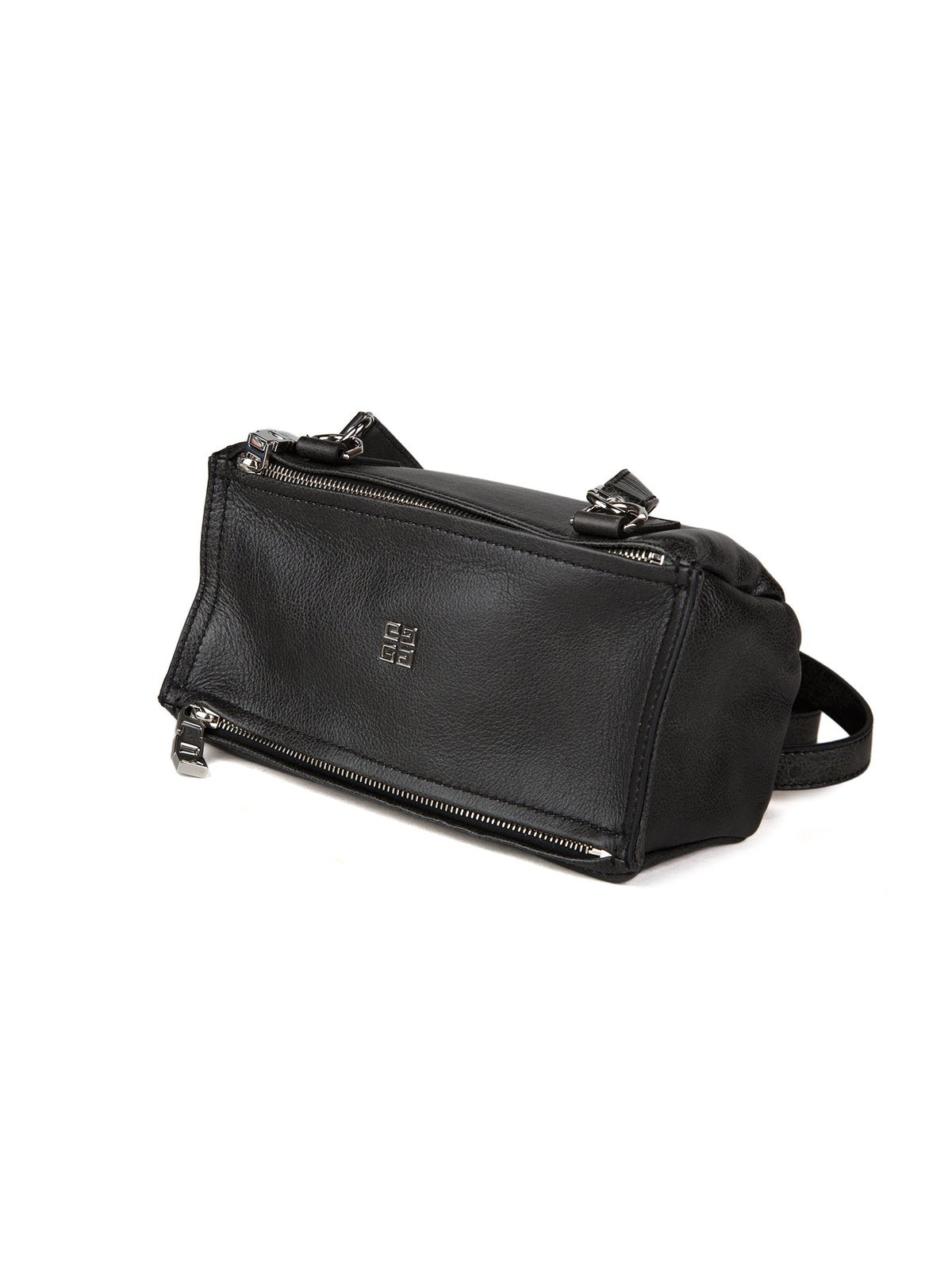 Handbag by Givenchy for women in calfskin leather gray features a contemporary silhouette, showcasing a secure , ample , and contemporary for a sophisticated look.