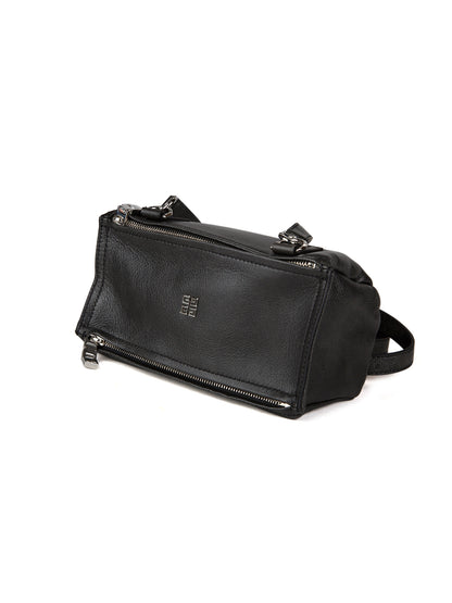 Handbag by Givenchy for women in calfskin leather gray features a contemporary silhouette, showcasing a secure , ample , and contemporary for a sophisticated look.