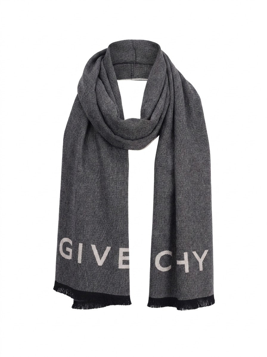 Givenchy Bicolor Wool Scarf