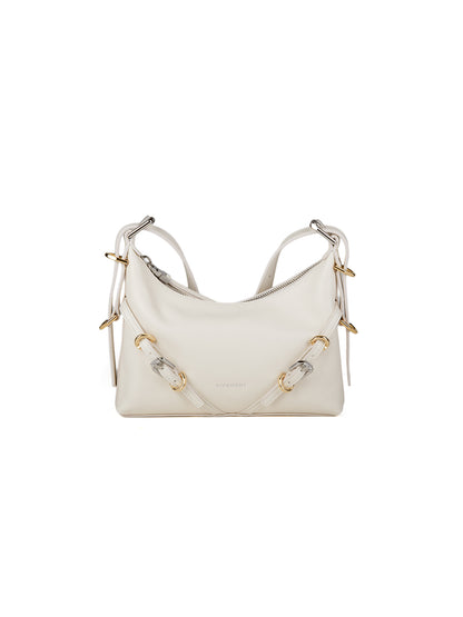 Handbag by Givenchy for women in calfskin leather beige features a refined silhouette, showcasing a secure , organized , and versatile for a refined finish.