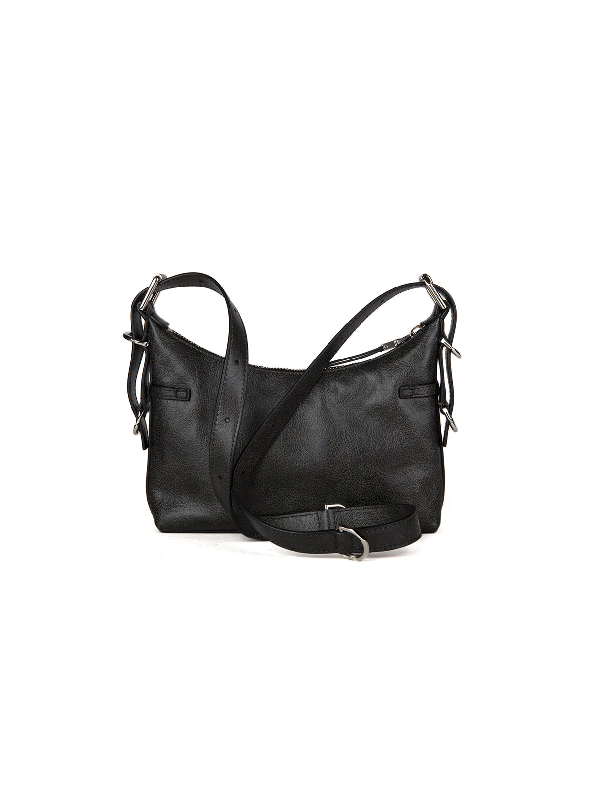 Handbag by Givenchy for women in calfskin leather gray features a refined silhouette, showcasing a secure , organized , and versatile for a refined finish.
