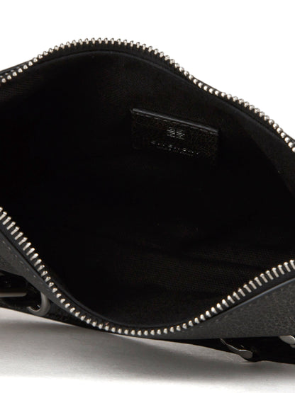 Handbag by Givenchy for women in calfskin leather gray features a contemporary silhouette, showcasing a secure , ample , and contemporary for a sophisticated look.