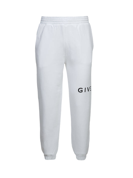 Givenchy White Cotton Joggers (Workout Pants)
