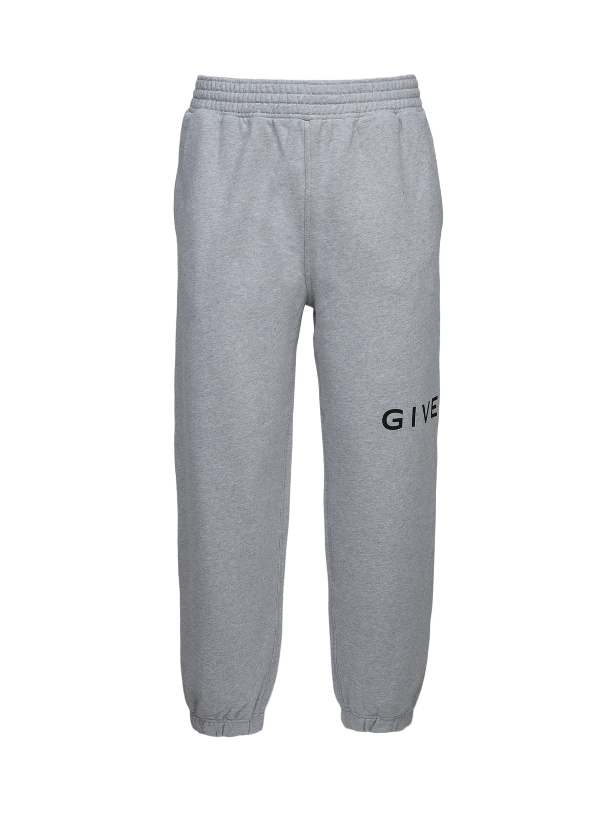 Joggers by Givenchy for men in cotton gray features a refined silhouette with a refined slim, defined by a and a refined long for a refined finish.