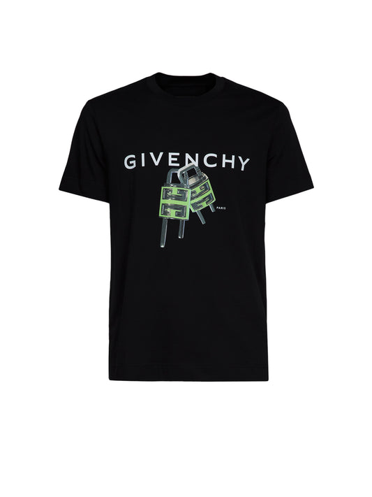 Givenchy Black Cotton T-Shirt