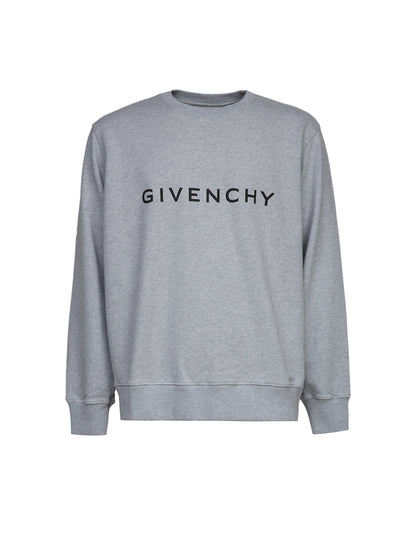 Givenchy Gray Cotton Sweatshirt