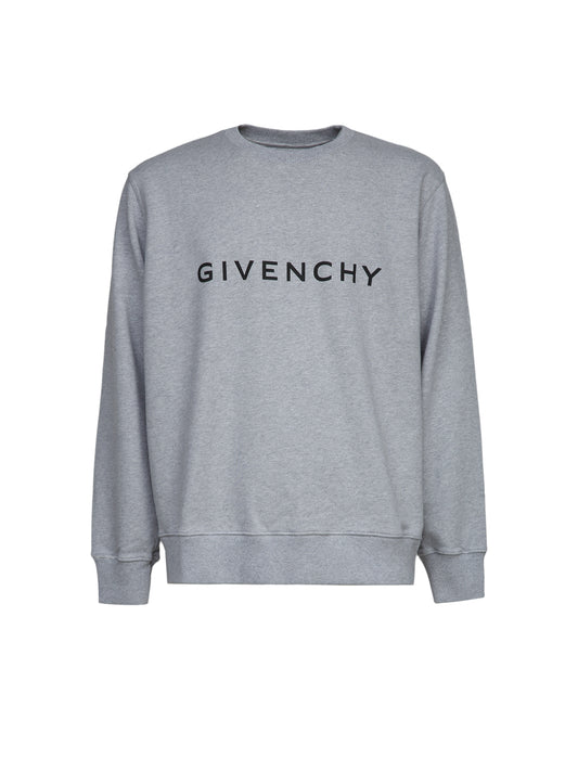 Givenchy Gray Cotton Sweatshirt