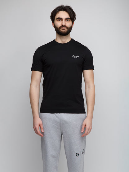 T-Shirt by Givenchy for men in cotton black showcases a chic silhouette, artfully detailed with a chic and for a chic finish.