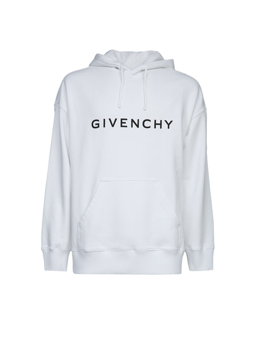 Givenchy White Cotton Hoodie