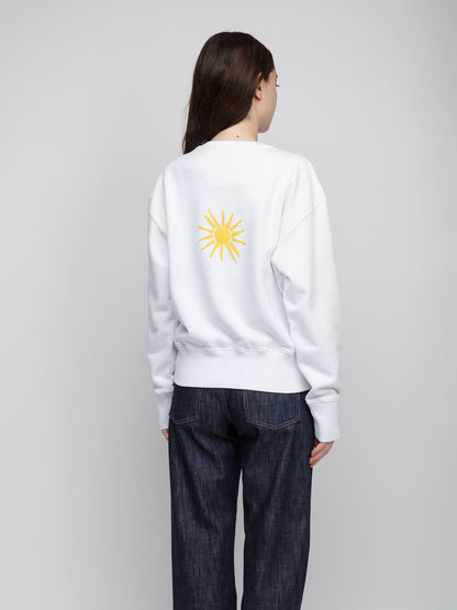 Sweatshirt by Givenchy for women in cotton white features an exquisite silhouette, showcasing and details for a exquisite look.