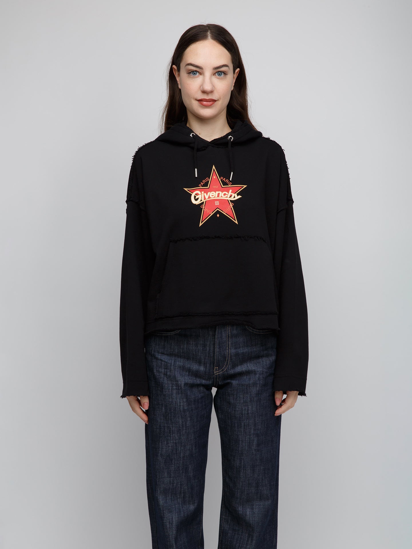 Givenchy Black Cotton Hoodie